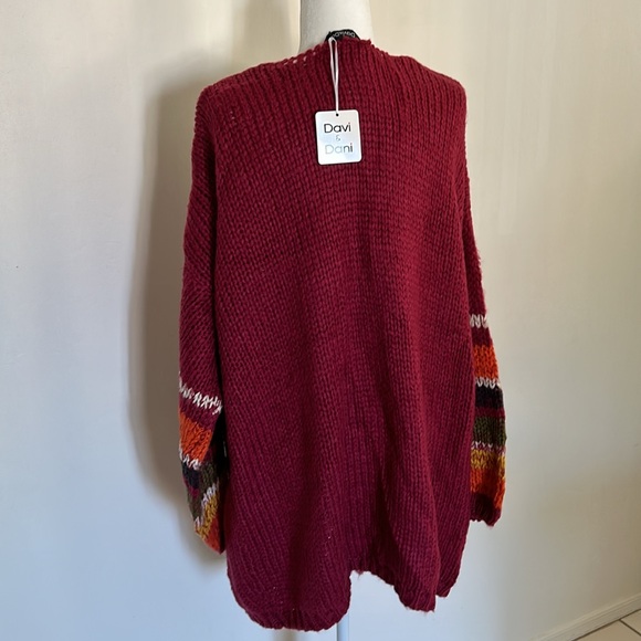 NWT Davi & Dani Open Front Cardigan - Picture 3 of 6